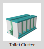 Toilet Cluster